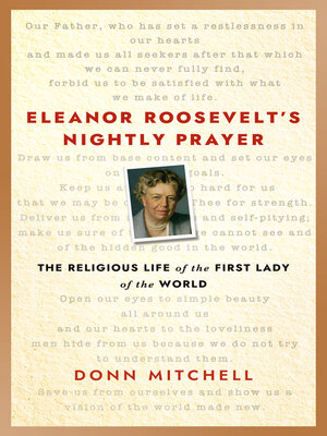 cover image of Eleanor Roosevelt's Nightly Prayer